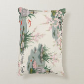 さくらんぼかわいらしブロッサムピローフローラチャーム アクセントクッション (裏面(縦))