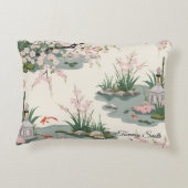 さくらんぼかわいらしブロッサムピローフローラチャーム アクセントクッション (裏面)