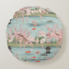 さくらんぼかわいらしブロッサムピローフローラチャーム ラウンドクッション