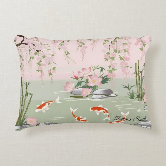 さくらんぼかわいらしブロッサムフローラチャーム アクセントクッション (正面)