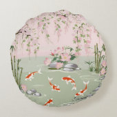 さくらんぼかわいらしブロッサムフローラチャーム ラウンドクッション (裏面)