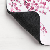 さくらんぼがピンク色 マウスパッド (コーナー)
