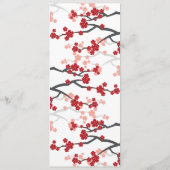 さくらんぼが二倍の幸福中国のを結婚咲かせる メニュー (裏面)