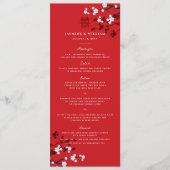 さくらんぼが二倍の幸福中国のを結婚咲かせる メニュー (正面)