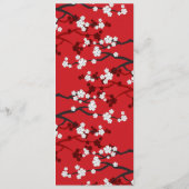 さくらんぼが二倍の幸福中国のを結婚咲かせる メニュー (裏面)