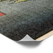 さくらんぼが多摩川のほとりで咲く ポスター (角)