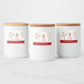 さくらんぼが缶詰ラベルを保持 フードラベル (ボトル)