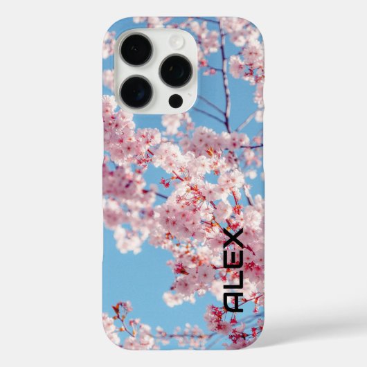 さくらんぼが青空澄んに咲く Case-Mate iPhoneケース (裏面)