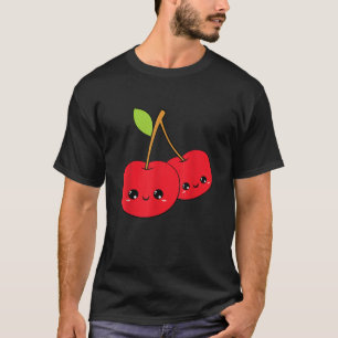 さくらんぼさくらんぼかわいい愛らしいかわいいかわいらしスマイル Tシャツ