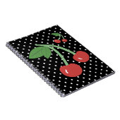 さくらんぼさくらんぼノートブック – ドット ノートブック (右側)