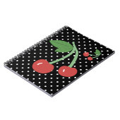 さくらんぼさくらんぼノートブック – ドット ノートブック (左側)