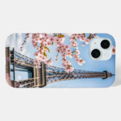 さくらんぼとエッフェルタオル Case-Mate iPhoneケース (裏面 (横))