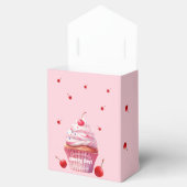 さくらんぼとカップケーキファースト誕生日 フェイバーボックス (オープン)