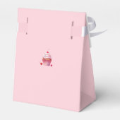 さくらんぼとカップケーキファースト誕生日 フェイバーボックス (裏面サイド)