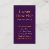 さくらんぼとリンゴの花 名刺 (裏面)