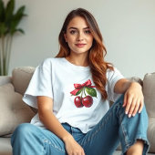 さくらんぼと弓 Tシャツ