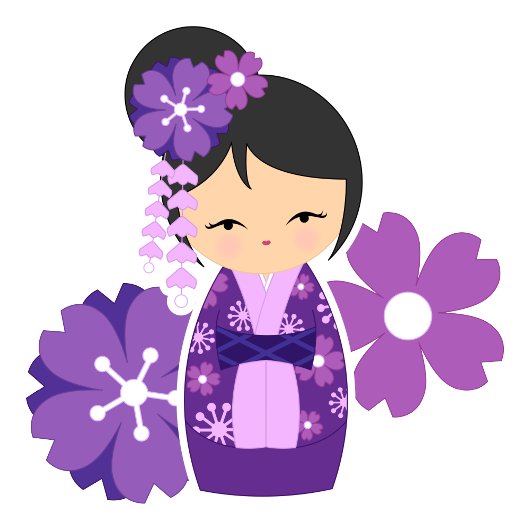 さくらんぼと散水付きカップケーキ ポストカード