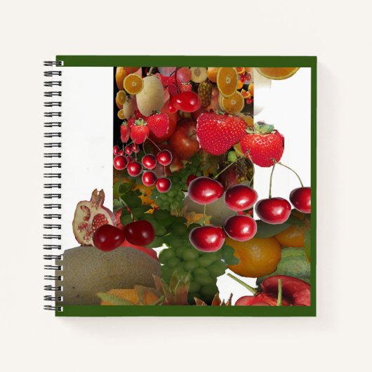 さくらんぼと果実 ノートブック (正面)