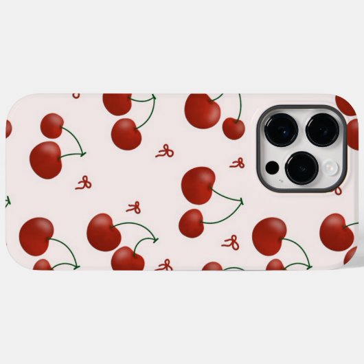 さくらんぼと船首の電話ケース Case-Mate iPhoneケース (裏面 (横))