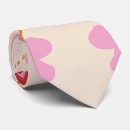 さくらんぼと花シームレスなパターン ネクタイ (ロール)