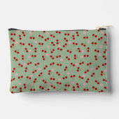 さくらんぼと花 アクセサリーポーチ (裏面)