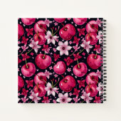 さくらんぼと花 ノートブック (裏面)