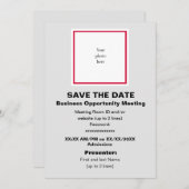 さくらんぼとLt. Gray仮想バス。開く一致 セーブザデート (正面/裏面)