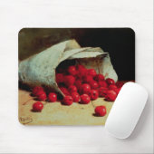 さくらんぼのこぼされたバッグ マウスパッド (マウス)