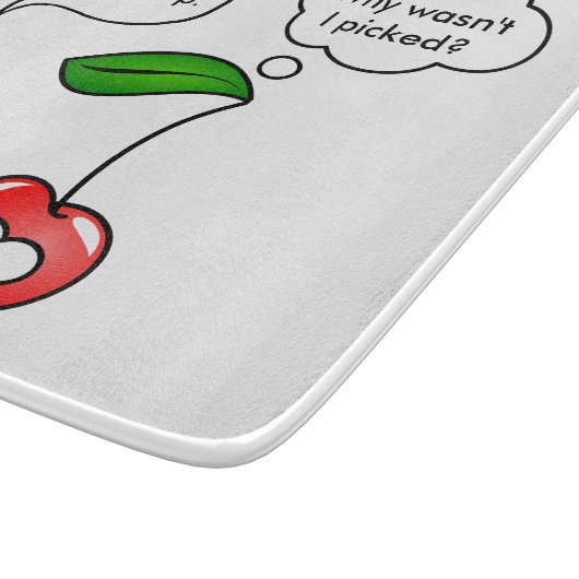 さくらんぼのしゃれ カッティングボード (角)