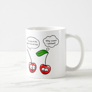さくらんぼのしゃれ コーヒーマグカップ