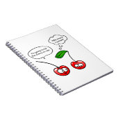 さくらんぼのしゃれ ノートブック (右側)