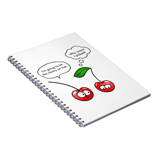 さくらんぼのしゃれ ノートブック (右側)