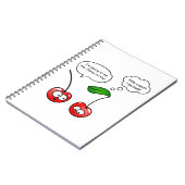 さくらんぼのしゃれ ノートブック (左側)