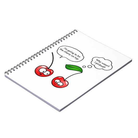 さくらんぼのしゃれ ノートブック (左側)