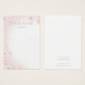 さくらんぼのイヤリングディスプレイカード (正面&裏面)