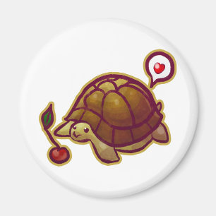 さくらんぼのカメ マグネット
