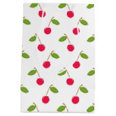 さくらんぼのギフトバッグ ミディアムペーパーバッグ (裏面)