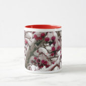 さくらんぼのクリスマスのマグを非常に持って下さい マグカップ (中央)