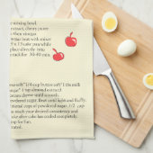 さくらんぼのケーキタオル キッチンタオル (四つ折り)