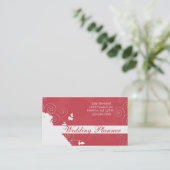 さくらんぼのシャーベットのよくはしゃぐな渦巻の名刺 名刺 (スタンド正面)