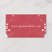 さくらんぼのシャーベットのよくはしゃぐな渦巻の名刺 名刺 (裏面)