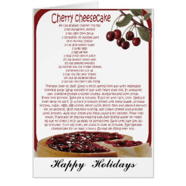 さくらんぼのチーズケーキ