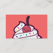 さくらんぼのバニラカップケーキ 名刺 (裏面)