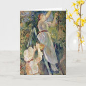 さくらんぼのピッカー カード (黄色い花)