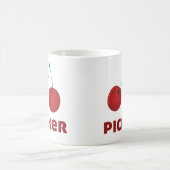 さくらんぼのピッカー コーヒーマグカップ (中央)