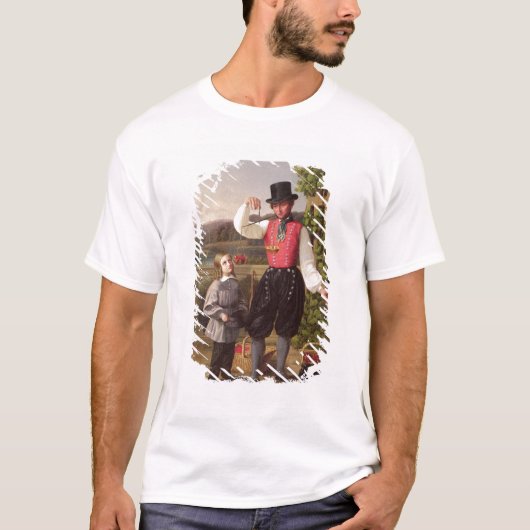 さくらんぼのピッカー Tシャツ (正面)
