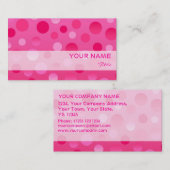 さくらんぼのフィズの名刺のテンプレート 名刺 (正面/裏面)