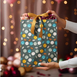 さくらんぼのフルーツマンガパターン ラージペーパーバッグ