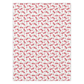 さくらんぼのプリント テーブルクロス (正面)