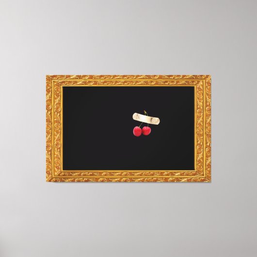 さくらんぼのボード絵画キャンバス印刷のスタック キャンバスプリント (正面)
